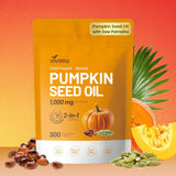 VivoNu Pumpkin Seed Oil Softgels 300 count front view