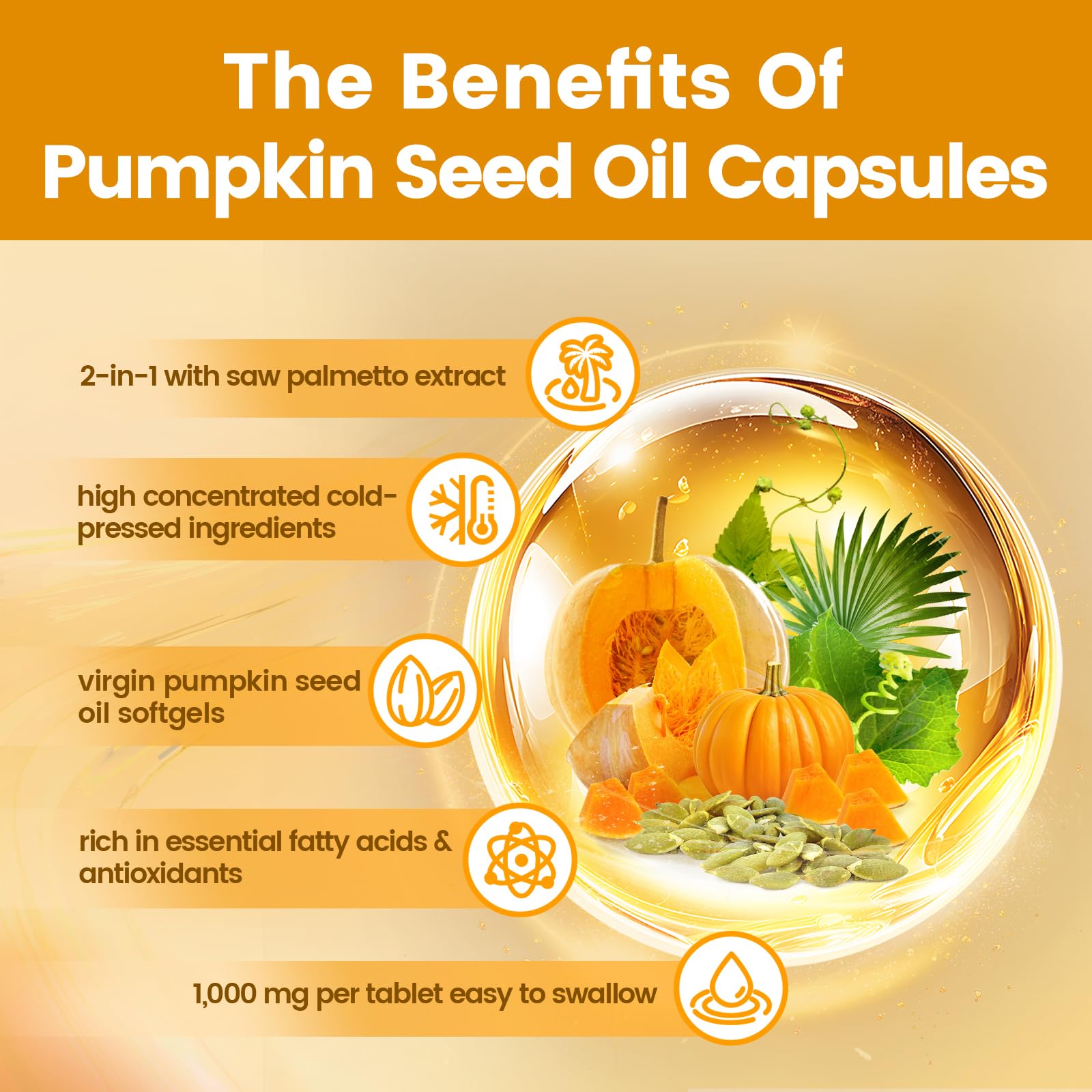 VivoNu Pumpkin Seed Oil Softgels packaging
