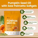 VivoNu Pumpkin Seed Oil Softgels packaging side view