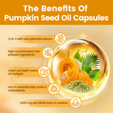 VivoNu Pumpkin Seed Oil Softgels side view