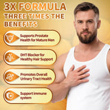 VivoNu Saw Palmetto Pumpkin Seed Oil Softgels packaging