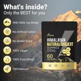 VivoNu Shilajit Gold Gummies opened package showing gummies