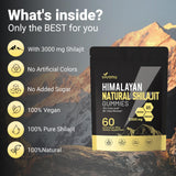 VivoNu Shilajit Gummines with measuring spoon