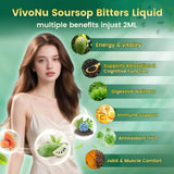 VivoNu Soursop Bitters Liquid Drops 3000mg bottle with cap