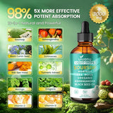 VivoNu Soursop Bitters Liquid Drops 3000mg label close-up
