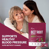 VivoNu Super Beetroot Gummies lifestyle scene with a glass of water
