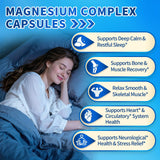 VivoNu Triple Magnesium Complex 240 Capsules side view