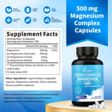 VivoNu Triple Magnesium Complex bottle with measuring spoon