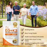 VivoNu Vitamin D3 K2 Magnesium softgels close-up
