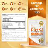 VivoNu Vitamin D3 K2 Magnesium softgels with coconut oil