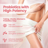 VivoNu Women's Probiotic Supplement bottle with label