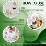 Vlsdoin Halal Collagen Protein Powder in a glass of water