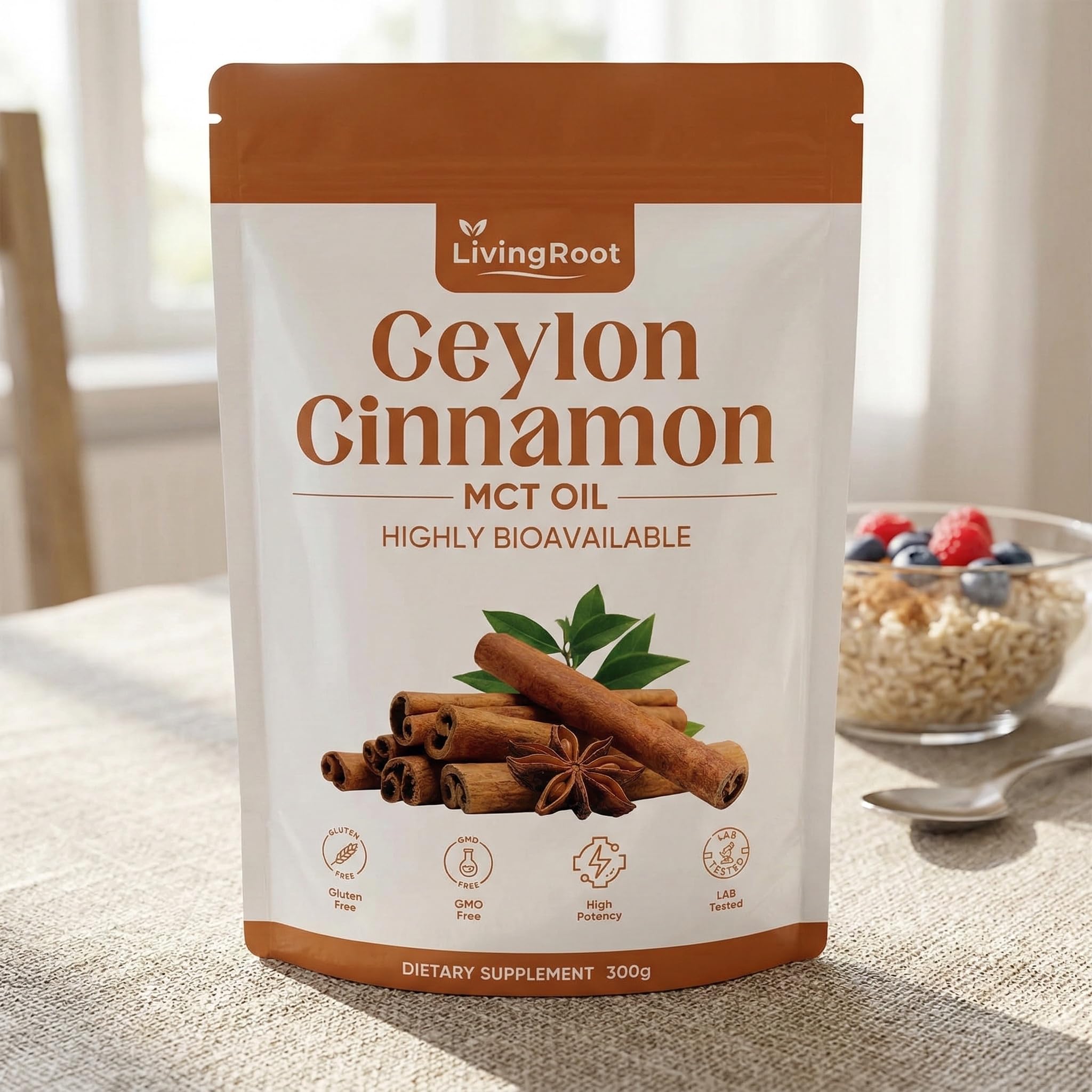 Vlsdoin Living Root Ceylon Cinnamon supplement facts