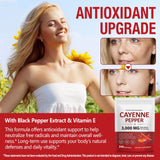 VOGSIG Cayenne Pepper Softgels with a measuring spoon