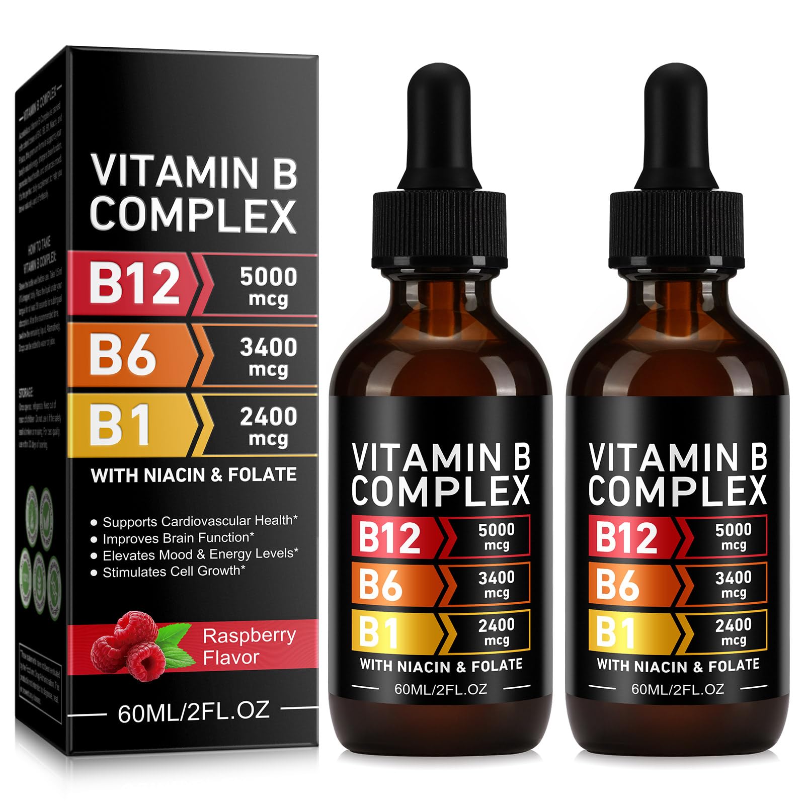 VOGSIG Vitamin B Complex Liquid Drops bottle front view