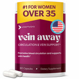 VoomVaya Vein Away 60 capsules front view