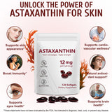 Vortexonix Astaxanthin Softgels 12mg ingredients list
