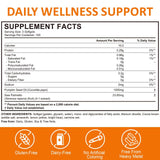 Vortexonix Pumpkin Seed Oil & Saw Palmetto Capsules with softgels displayed