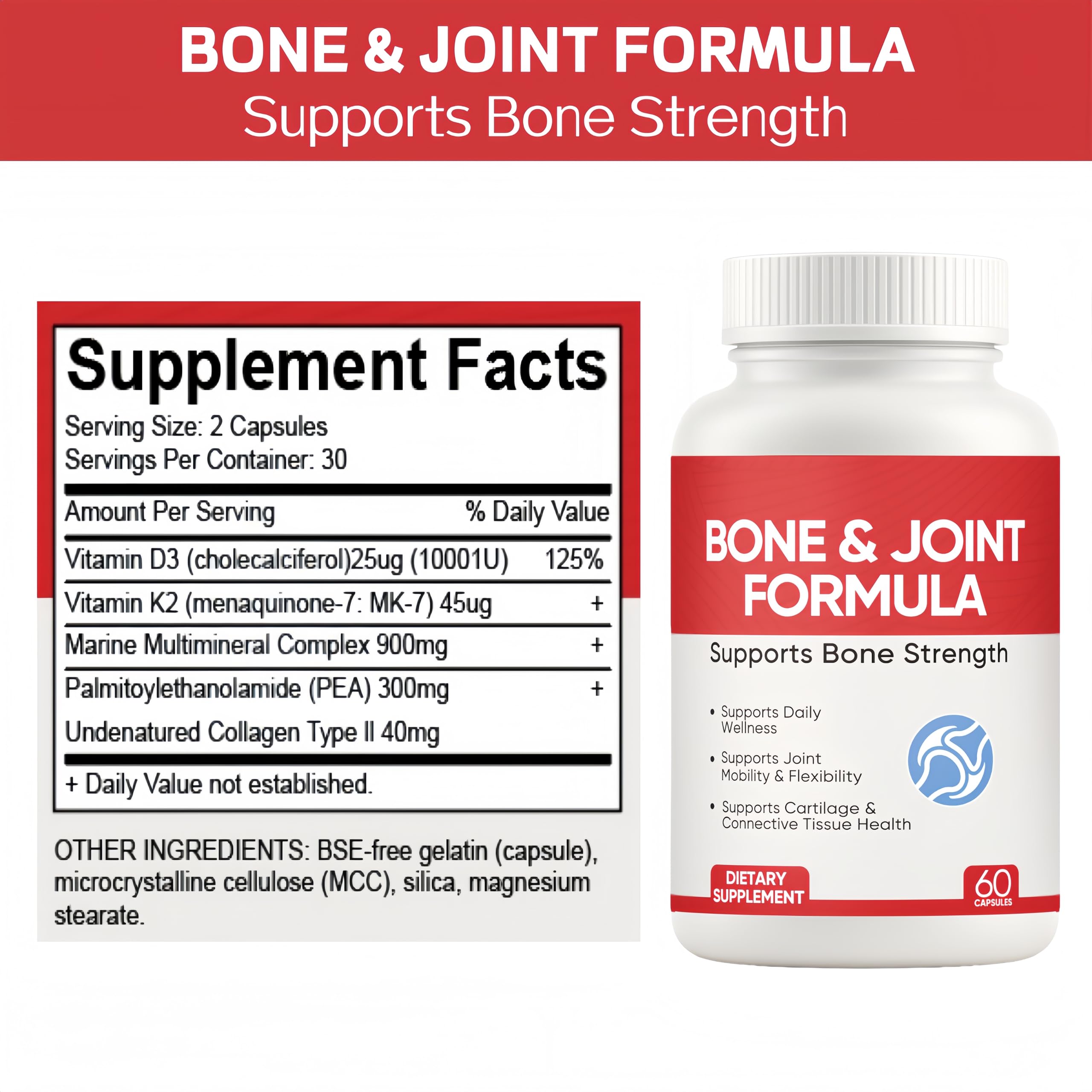 VOSETOKELA Bone & Joint Formula 45g packaging
