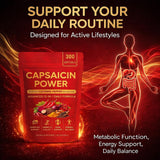 VOSETOKELA Cayenne Pepper Softgels bottle side view