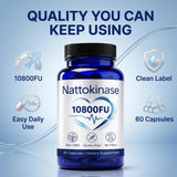 VOSETOKELA Nattokinase 10800 FU Capsules opened bottle