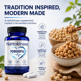 VOSETOKELA Nattokinase 10800 FU Capsules with dosage instructions