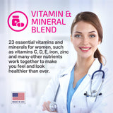 vplab nutrition Ultra Women's Multivitamin on a wooden table