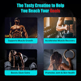 Vrixlanua Creatine Gummies next to fitness accessories