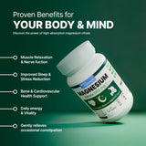 VRS SUPLEMENTS Magnesium Citrate Tablets 400mg on a wooden table