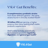VSL4 Probiotic Capsules 30 Billion CFU close-up of capsules