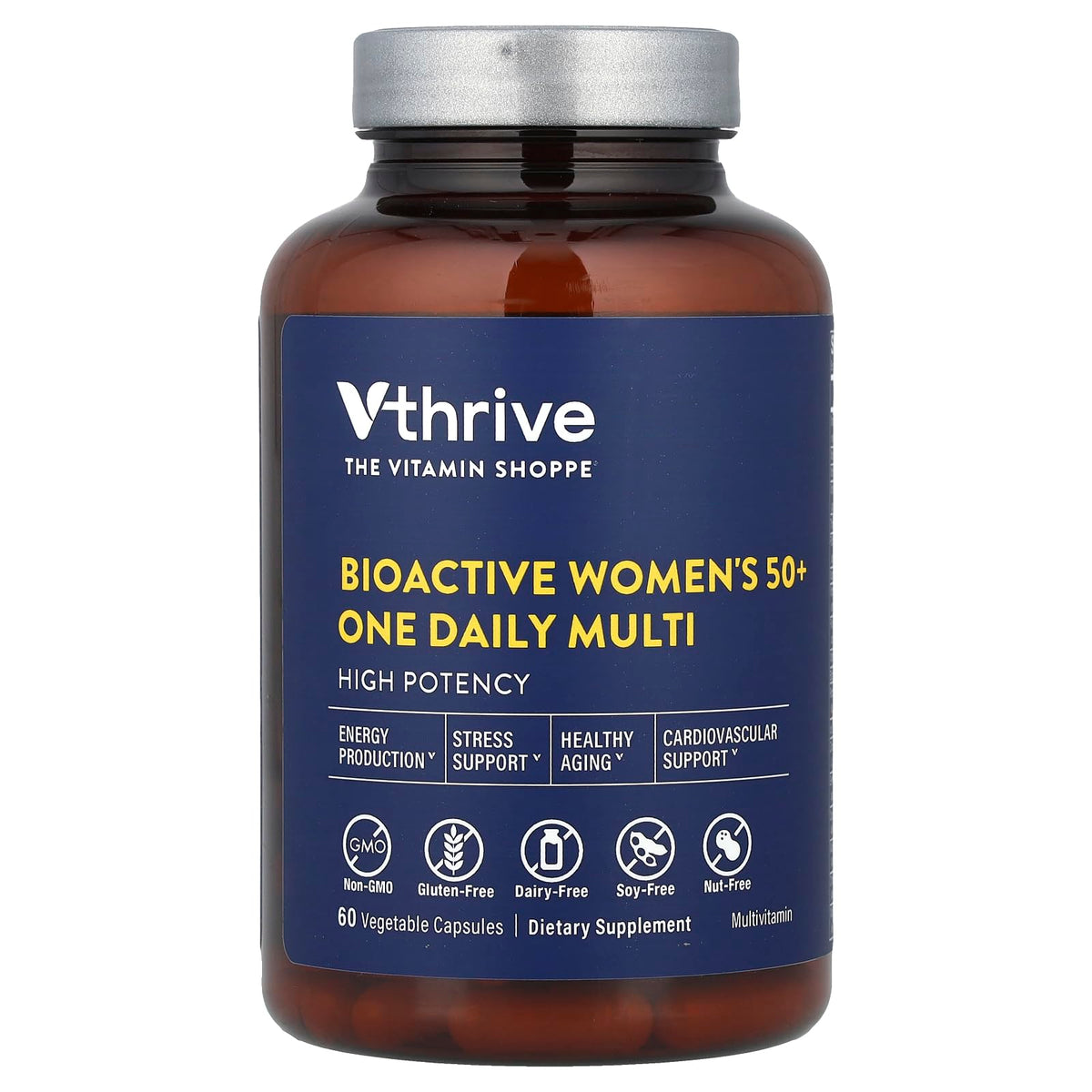 Vthrive BioActive Women 50+ Multivitamin bottle front view