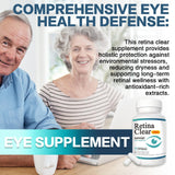 Vunexo Eye Health Supplement bottle with two bottles displayed