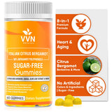 VVN Naturals Citrus Bergamot Gummies front view with new logo
