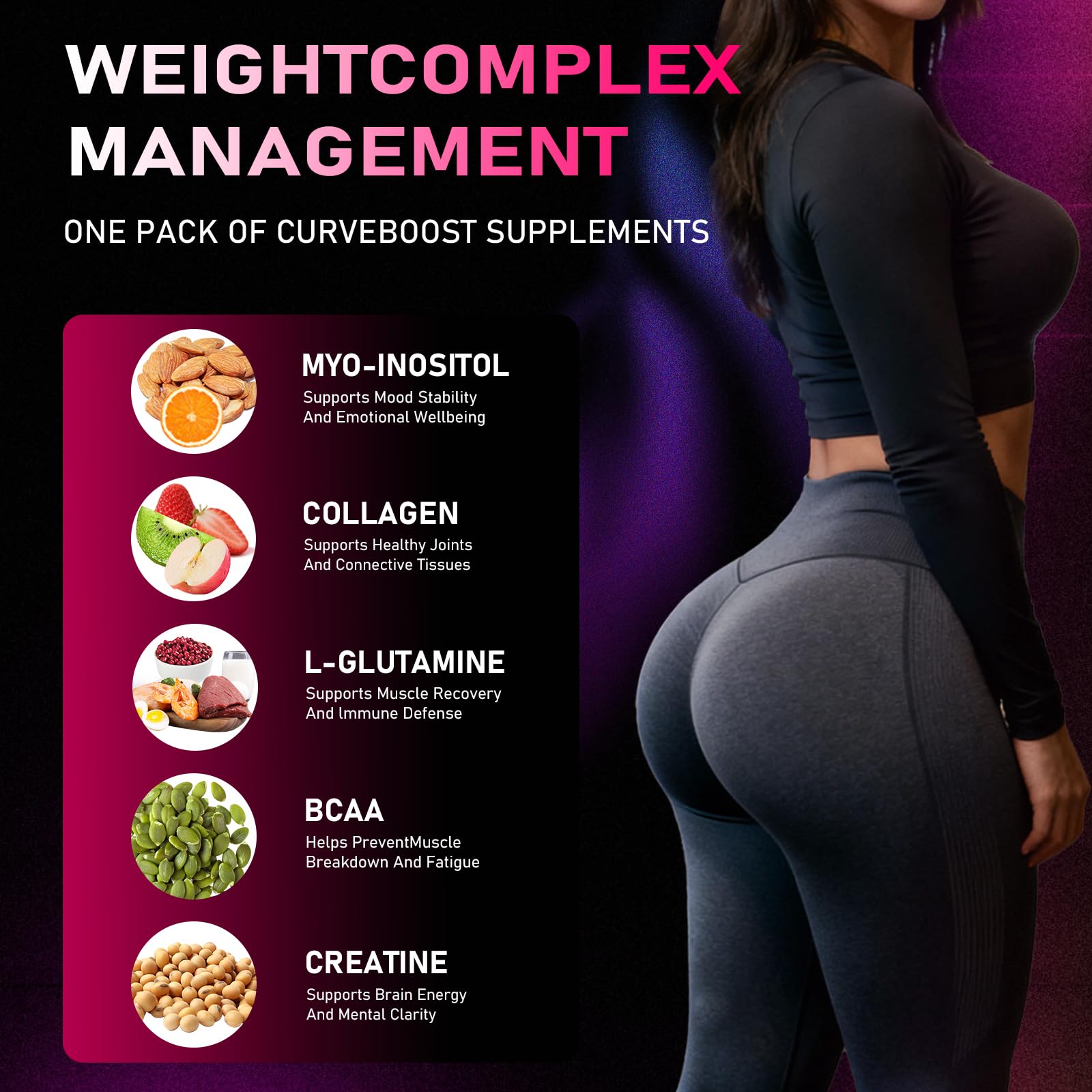 VYHTHY Creatine Gummies 5000mg ingredients list