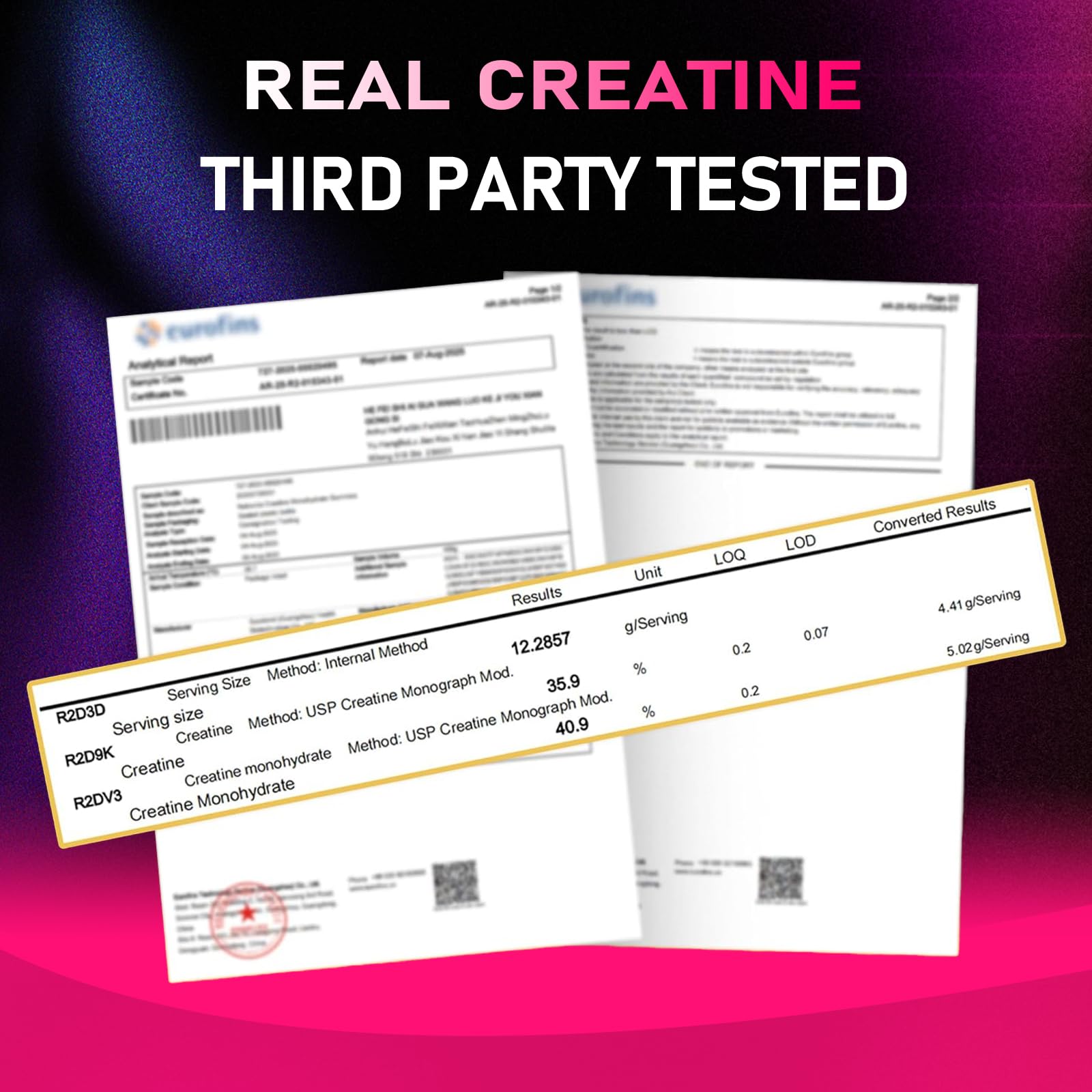 VYHTHY Creatine Gummies 5000mg strawberry flavour close-up