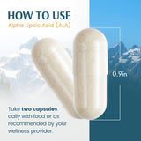 Vykee Nutrition Alpha Lipoic Acid 600mg Capsules with measuring spoon