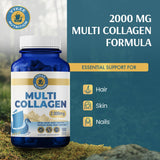 Vykee Nutrition Multi-Type Collagen Complex 2000mg Capsules side view