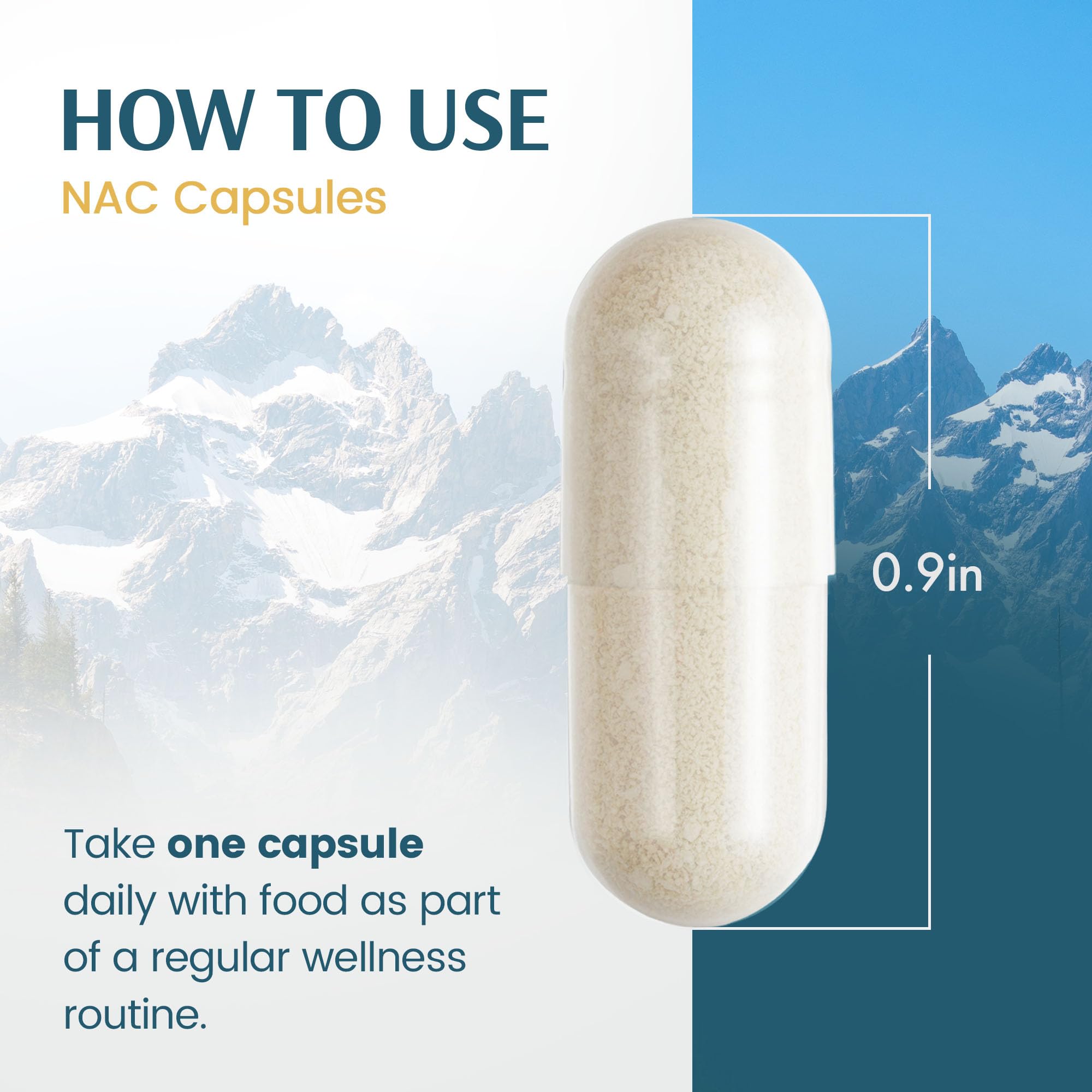 Vykee Nutrition NAC Capsules 600mg packaging details
