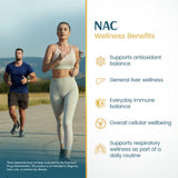 Vykee Nutrition NAC Capsules 600mg with QR code for verification