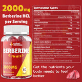 Vylarithonixa Berberine HCL Gummies showing two gummies