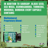 Vyxion Soursop 20-in-One Capsules with other health supplements