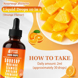 Vyxion Soursop Graviola Liquid Drops 60ml bottle side view