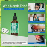 Vyxion Soursop Graviola Liquid Drops 60ml label close-up
