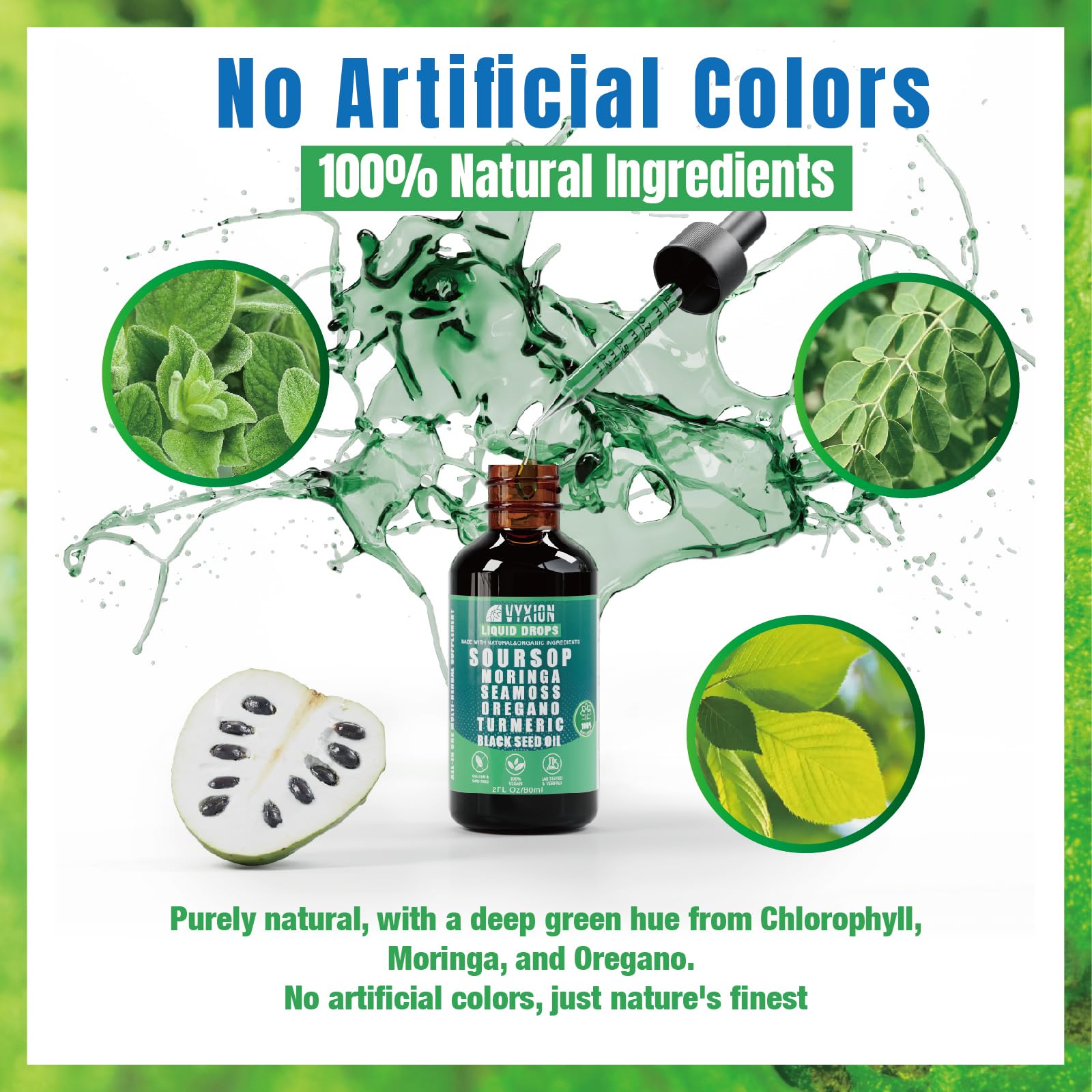 Vyxion Soursop Graviola Liquid Drops lifestyle scene