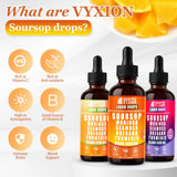 Vyxion Soursop Graviola Liquid Drops with dropper