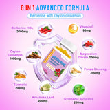 VZOXAINS Berberine Gummies nutrition facts label