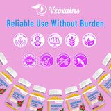 VZOXAINS Berberine Gummies with packaging and nutritional information