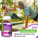 VZOXAINS Calcium Magnesium Zinc Gummies with fresh blueberries