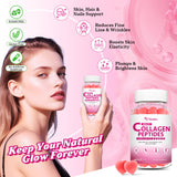 VZOXAINS Collagen Gummies 300g packaging side view