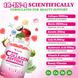 VZOXAINS Collagen Gummies 300g with a handful of gummies
